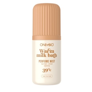 Milk Bath Warm OnlyBio 39°C, brume parfumée pour cheveux et corps 100 ml