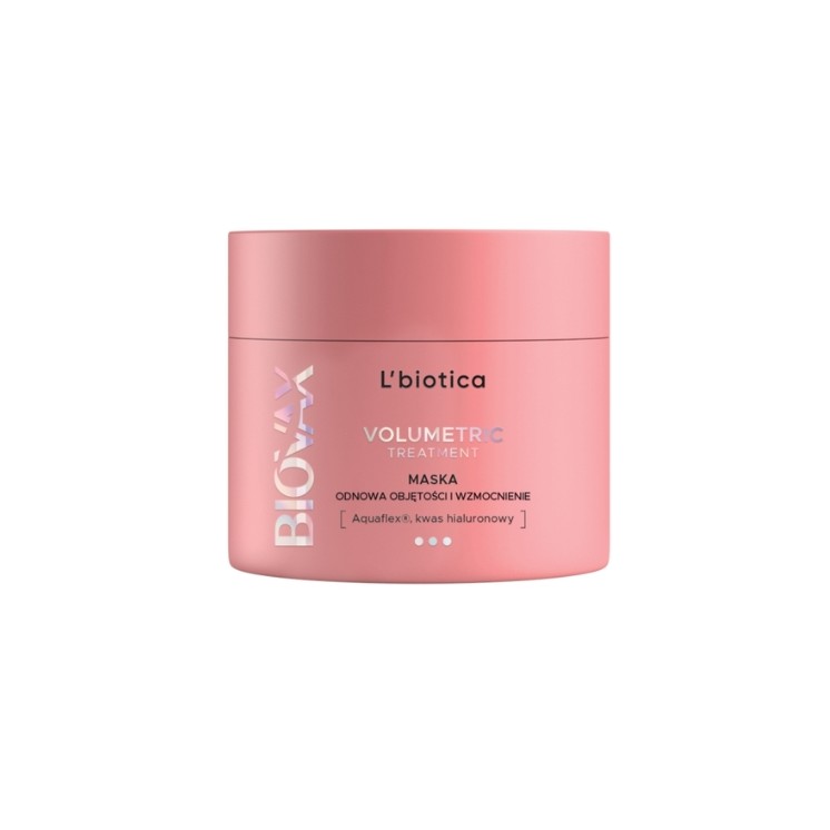 Masque capillaire hydratant intensif L'biotica BIOVAX Glamour Volumetry Treatment 200 ml