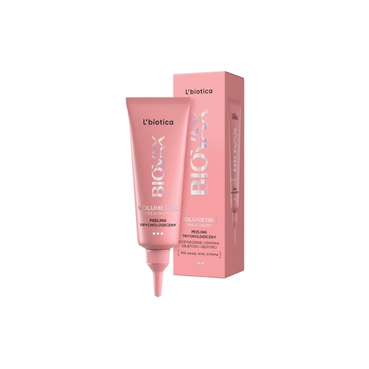 Soin nettoyant et Peeling trichologique L'biotica BIOVAX Glamour Volumetry Treatment 100 ml