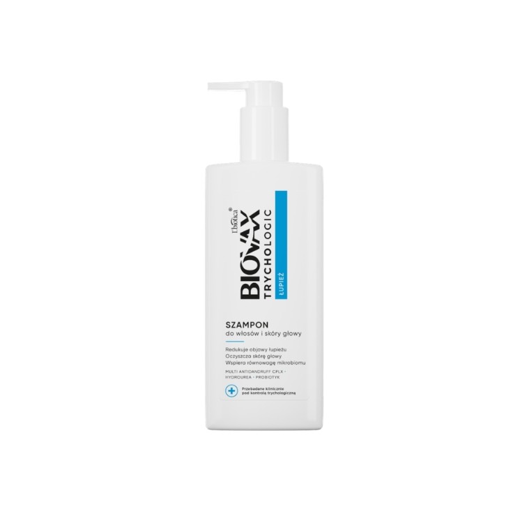 Shampooing antipelliculaire L'biotica BIOVAX Trychologic pour cheveux et cuir chevelu 200 ml