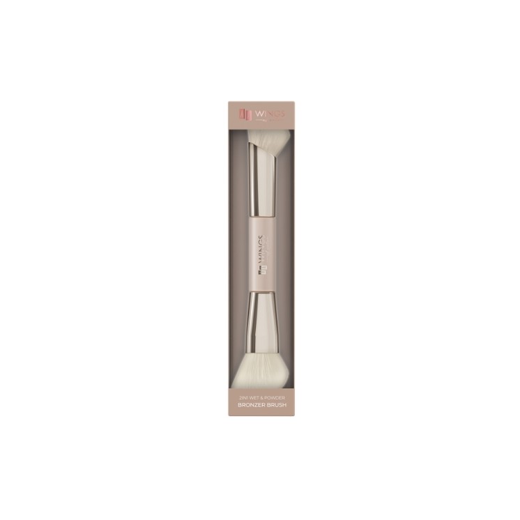 Pinceau bronzant 2 en 1 Wet&Poder AA Wings of Color (1 pièce)
