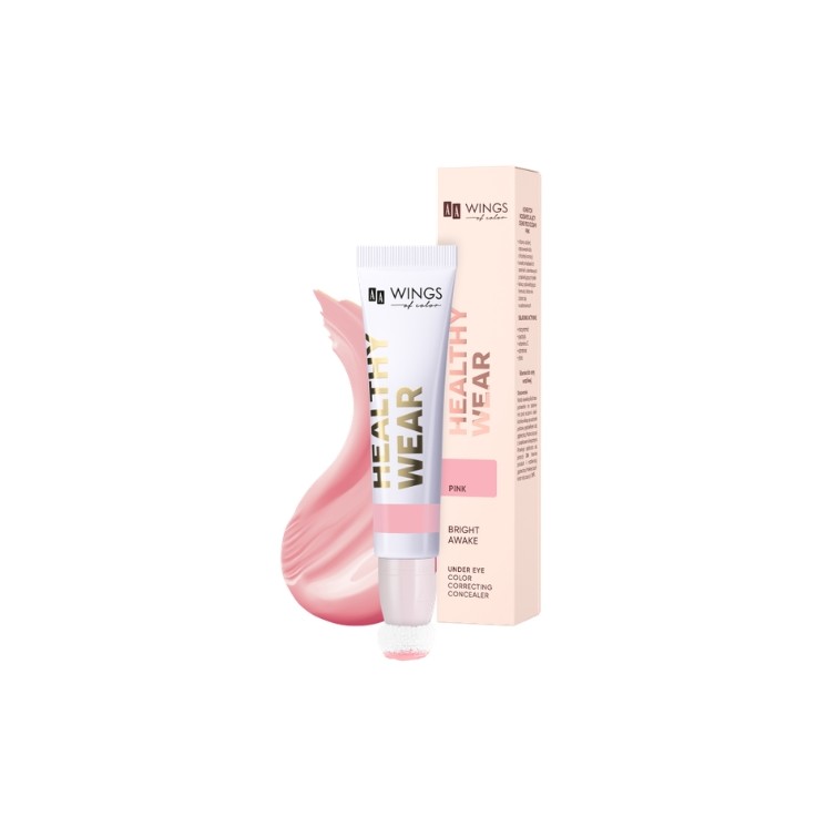 Correcteur anti-cernes AA Wings of Color Healthy Wear Bright Awake Pink 13 ml