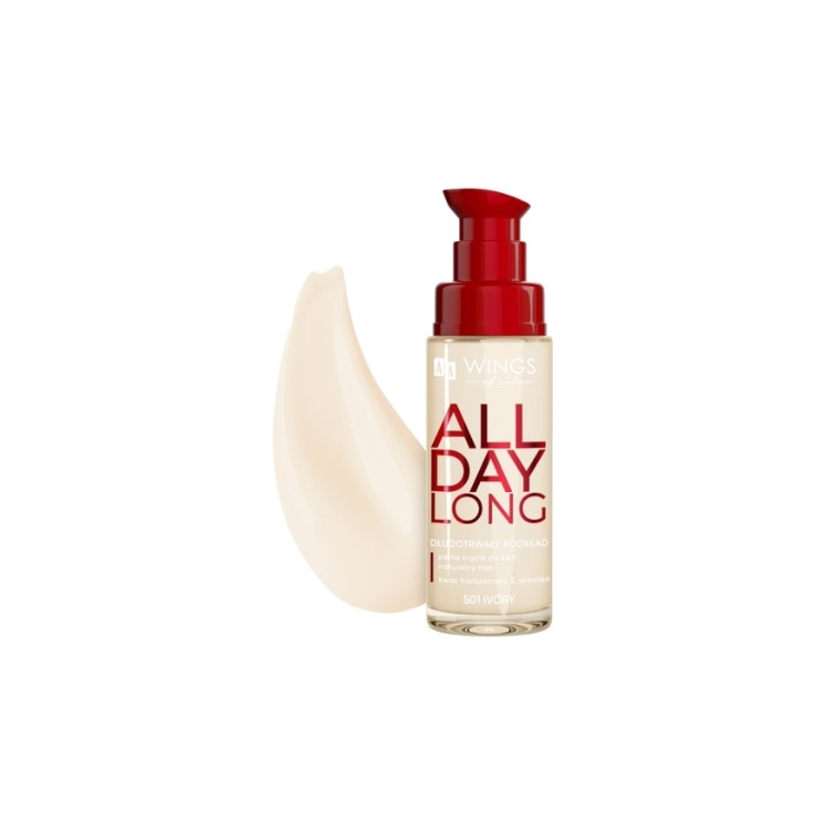 Fond de teint longue tenue AA Wings of Color /501/ Ivory 30 ml