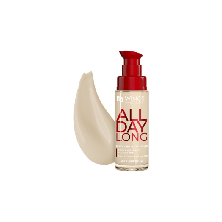 AA Wings of Color All Day Long Lasting Face Foundation /503/ Light Beige ml