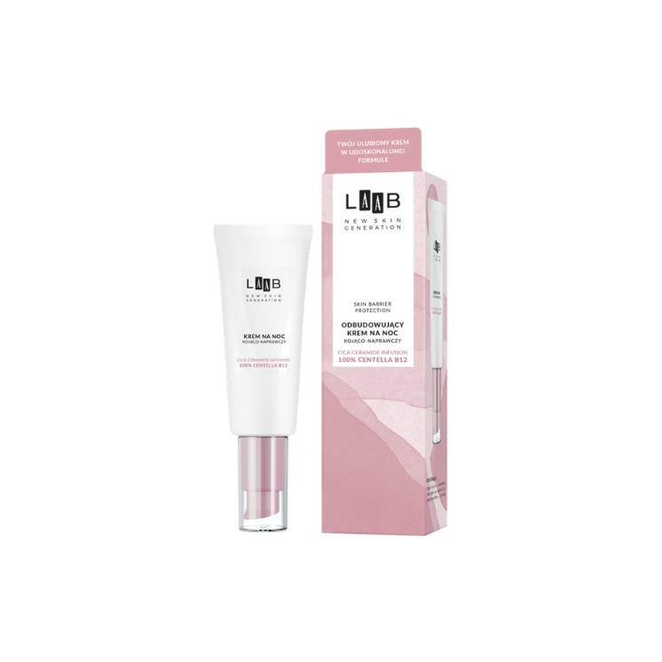 AA LAAB 100% Centella B12 Regenerierende, beruhigende und reparierende Nachtcreme 40 ml