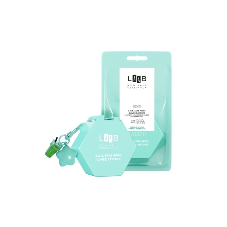 AA LAAB Clear Skin Solution S.O.S. Take Away Cover Patches Plasterki na niedoskonałości i przebarwienia 100 sztuk