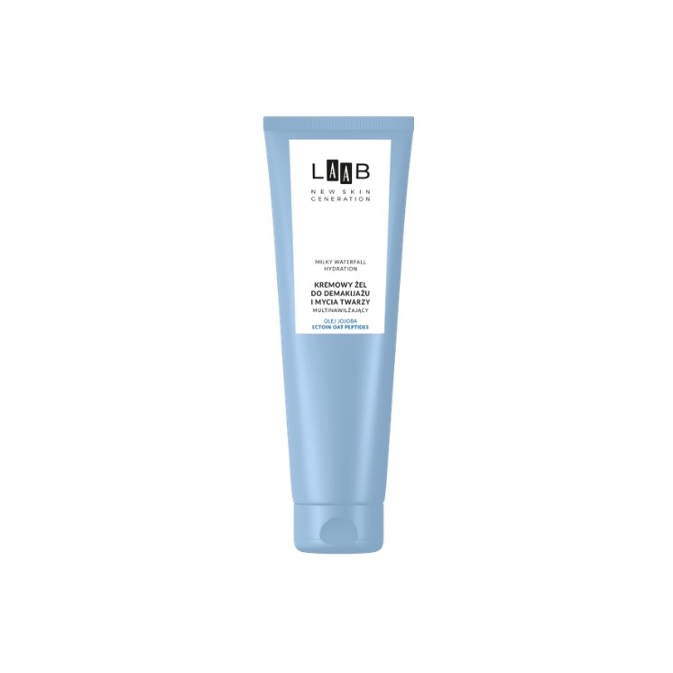 AA LAAB Milky Waterfall Hydration Gel démaquillant et nettoyant visage crémeux et multi-hydratant All-In-One 150 ml