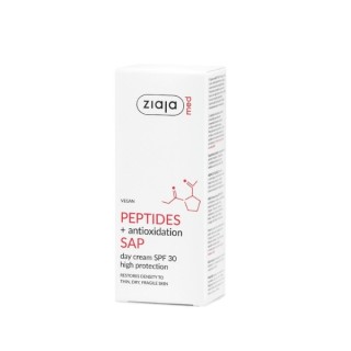 Crème de jour visage Ziaja Med Peptides SPF30 + 50 ml