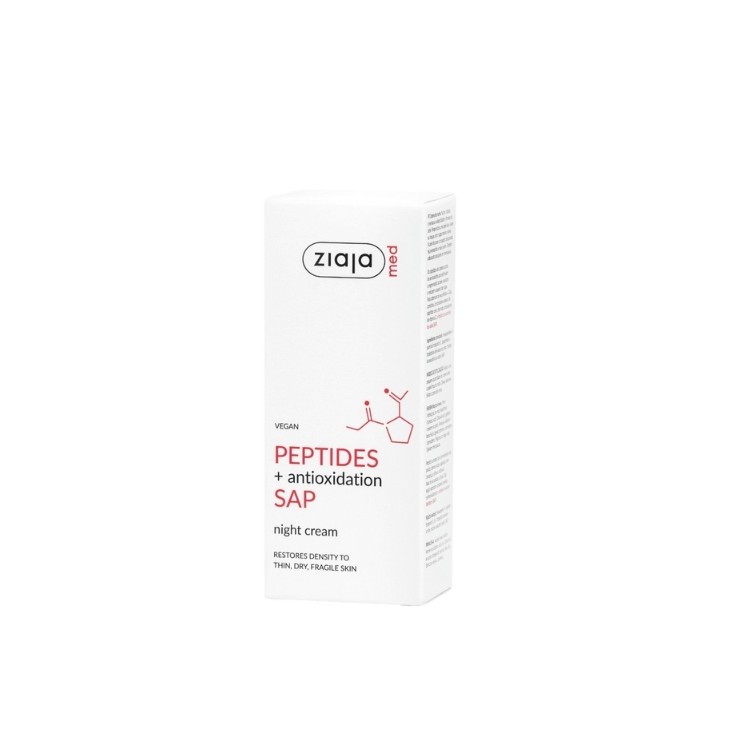 Crème de nuit visage aux peptides Ziaja Med 50 ml