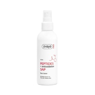 Lotion tonique visage Ziaja Med Peptides avec antioxydants 200 ml