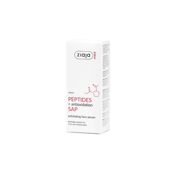 Sérum visage exfoliant aux peptides Ziaja Med 50 ml