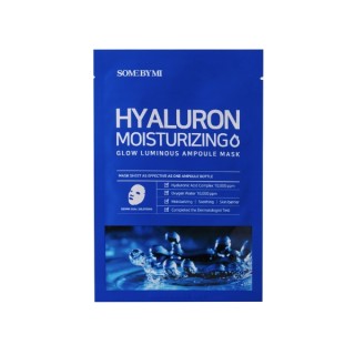 Some By Mi Hyaluron Moisturizing Glow Luminous Ampoule Mask nawilżająca Maska w płachcie 25 g