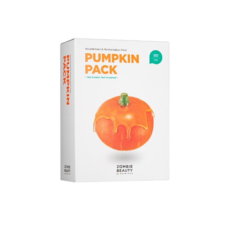 SKIN1004 Zombie Beauty Pumpkin Pack Set mit nährenden Gesichtsmasken, 16 Stück à 4 g