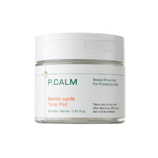 Disques toniques apaisants pour le visage P. Calm Barrier Cycle (60 unités)