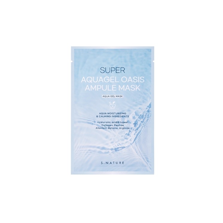 S.Nature Super Aquagel Oasis Ampule Mask moisturizing face sheet mask 1 piece