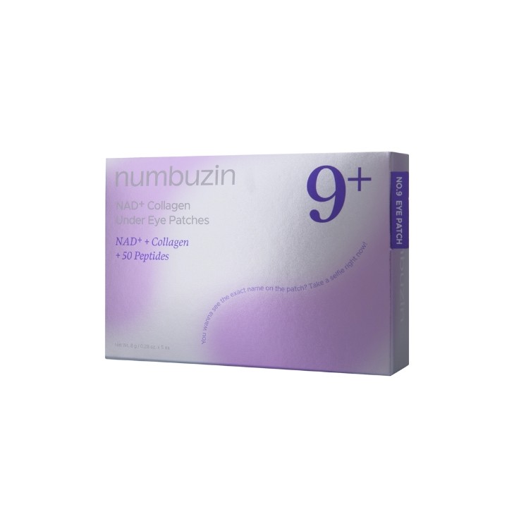 Numbuzin No.9 NAD Collagen Augenpads mit Coenzym NAD+ 5 Stück.