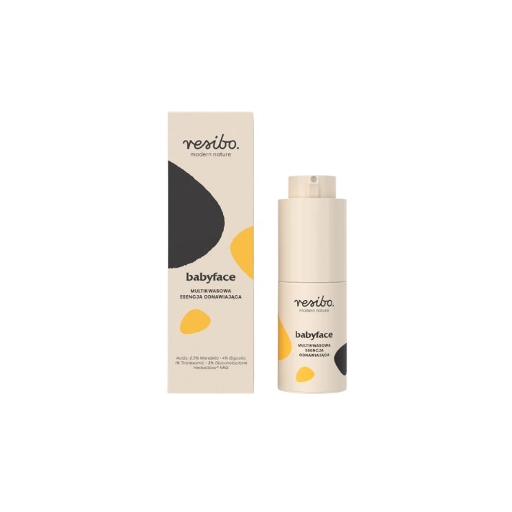 Resibo Babyface multikwasowa Esencja odnawiająca 30 ml