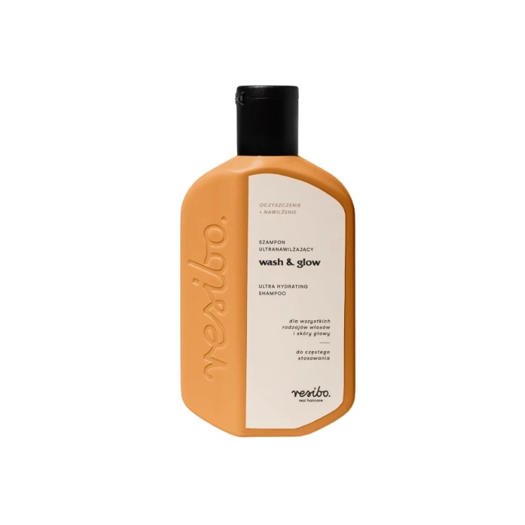 Shampoing ultra-hydratant Resibo Wash & Glow 250 ml