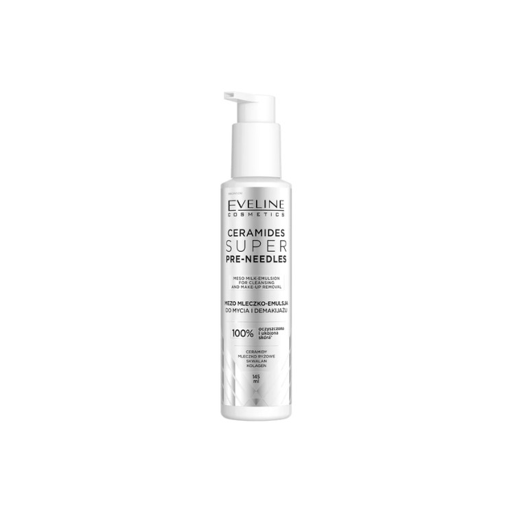 Eveline Ceramides Super Pre-needles Mezo Reinigungsmilch und Make-up-Entferner 145 ml
