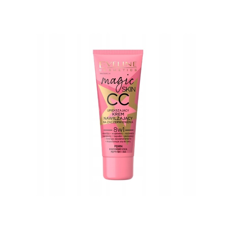 Eveline Magic Skin CC Crème Hydratante Embellissante 8 en 1 au PDRN 50 ml