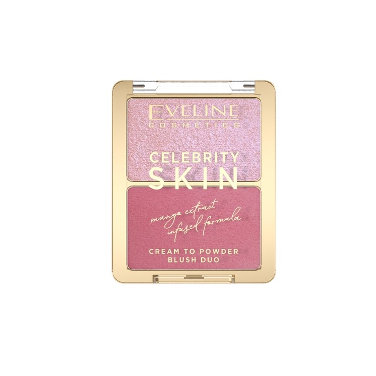 Duo de blush crémeux Eveline Celebrity Skin /01/ 8 g