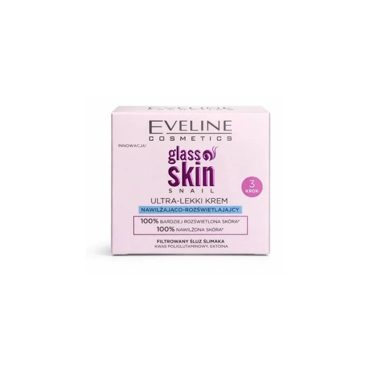 Eveline Glass Skin crème-gel visage ultra légère et hydratante 50 ml