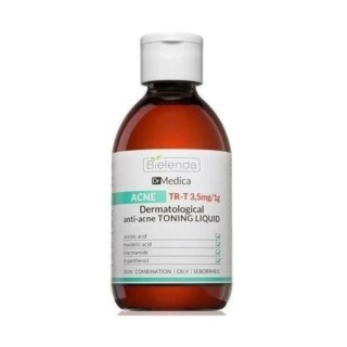 Bielenda Dr Medica Soin Tonifiant Dermatologique Anti-Acné pour le visage, le décolleté et le dos 250 ml