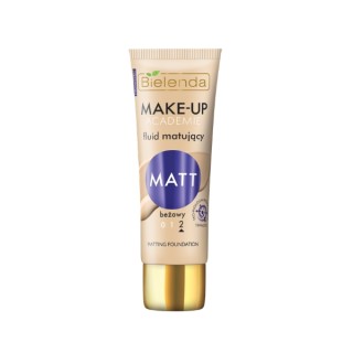 Bielenda MAKE-UP ACADEMIE Fluid matujący MATT - odcień beżowy 30 g