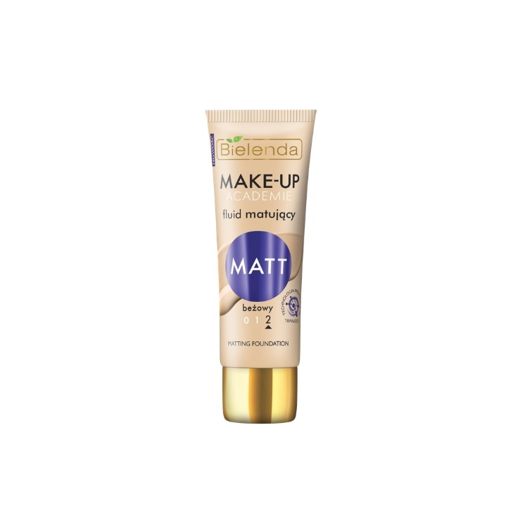 Fluide matifiant Bielenda MAKE-UP ACADEMIE MATT - teinte beige 30 g