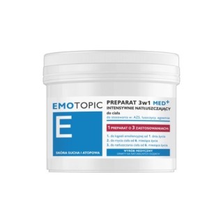 Emotopic Med+ Préparation corporelle 3 en 1 pour AZS , le psoriasis et l'eczéma 500 ml