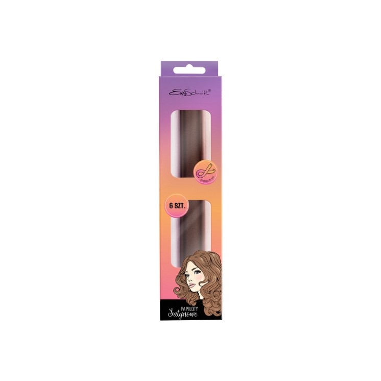 Ewa Schmitt satin hair curlers, 15mm diameter, 6 pieces