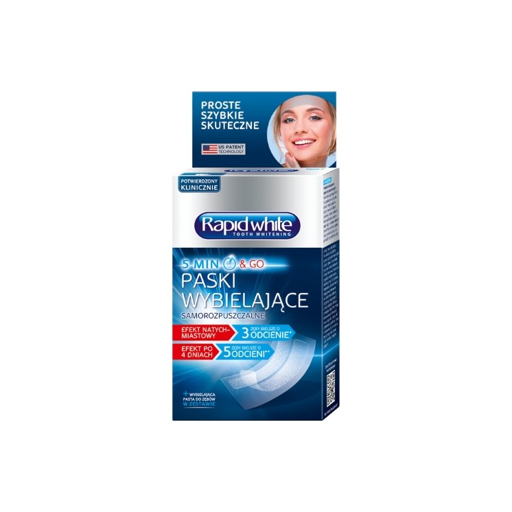 Bandes blanchissantes pour les dents Rapidwhite
