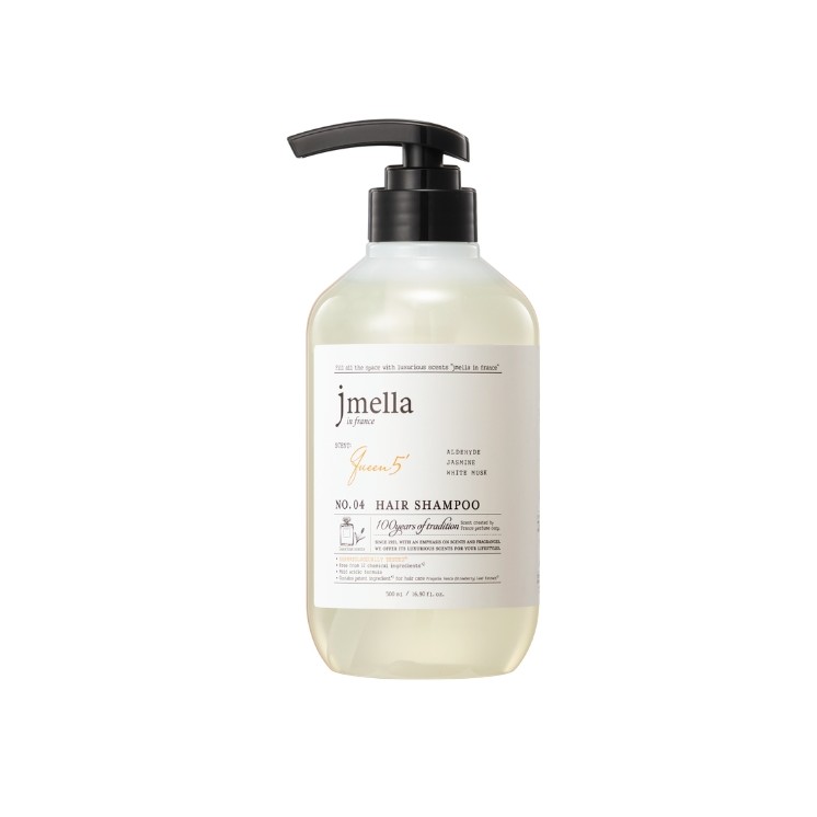 Jmella in France Queen 5 perfumowany, wzmacniający Szampon do włosów cienkich i bez objętości 500 ml