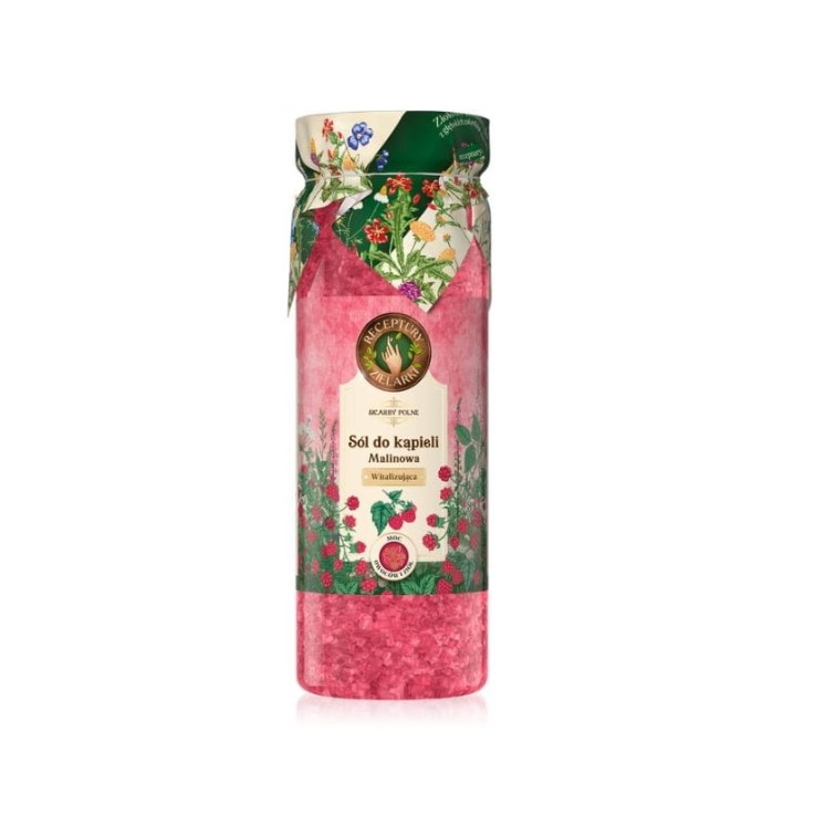 Receptury Zielarki Raspberry Bath Salt 700 g