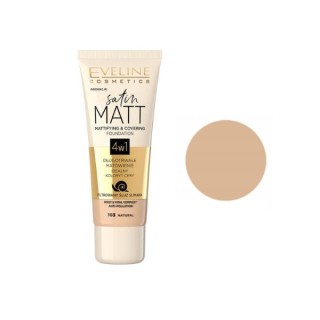 Eveline Satin Matt Mattierende Foundation /103/ Natural 30 ml