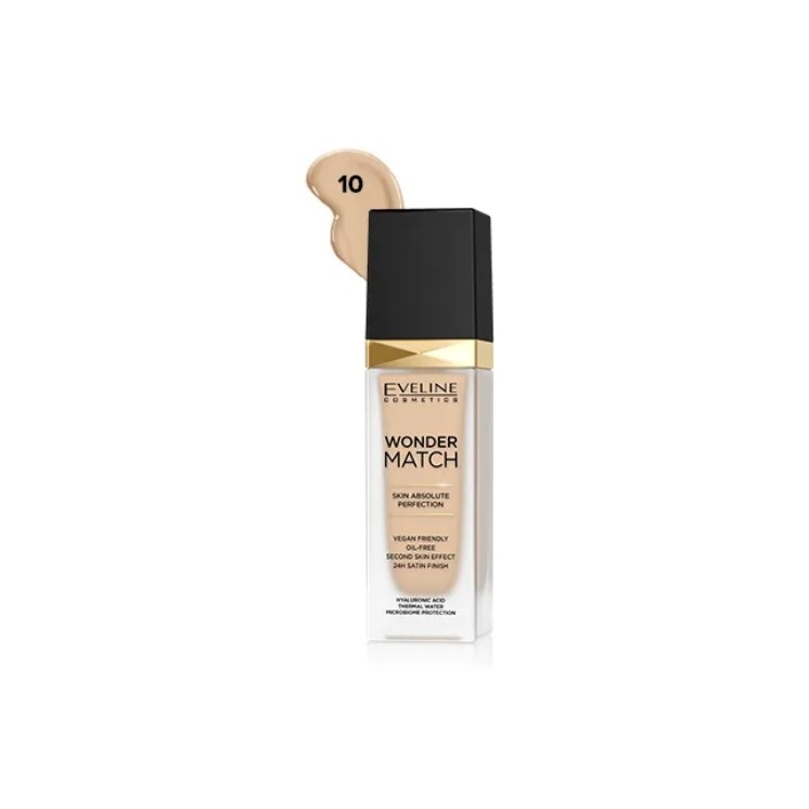 Eveline Wonder Match si Foundation /10/ Light Vanilla 30 ml