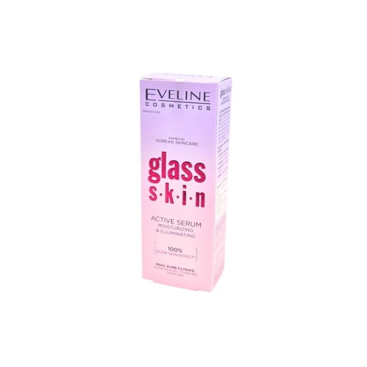 Eveline Glass Skin aktywne Serum nawilżająco-rozświetlające 18 ml