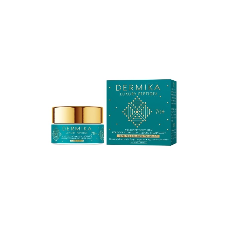 Dermika Luxury Peptides multi-peptydowy Krem-korektor głęboko ujędrniający 70+ 50 ml