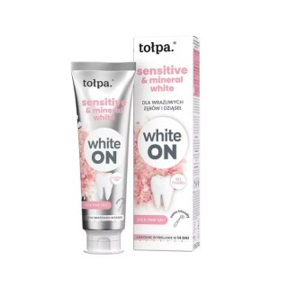Tołpa White On Sensitive & Mineral White Toothpaste for sensitive teeth and gums 75 ml