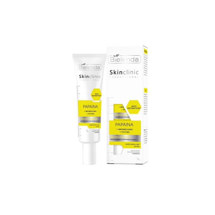 Bielenda Skin Clinic Professional multienzymatyczny Peeling-gommage złuszczająco-rozświetlający 40 g