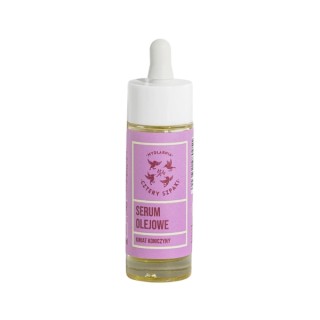 Mydlarnia Cztery Szpaki olejowe Serum do twarzy, szyi i dekoltu Kwiat Koniczyny 30 ml