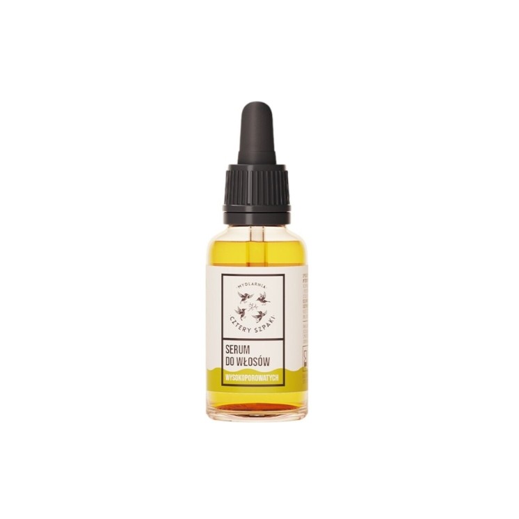 Mydlarnia Cztery Szpaki Serum für Haare mit hoher Porosität 30 ml