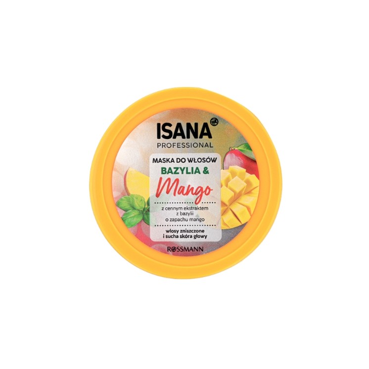 Isana Professional Maska do włosów Bazylia & Mango 275 ml