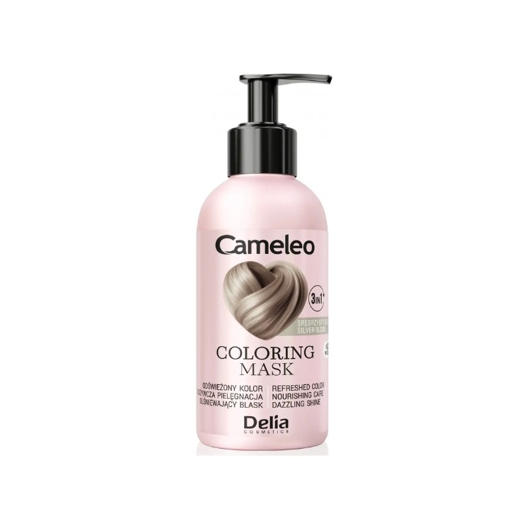 Delia Cameleo Maska koloryzująca do włosów Srebrzysty Blond 120 ml