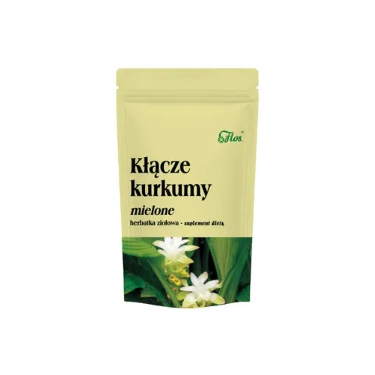 Tisane de curcuma Flos à base de rhizome moulu 80 g