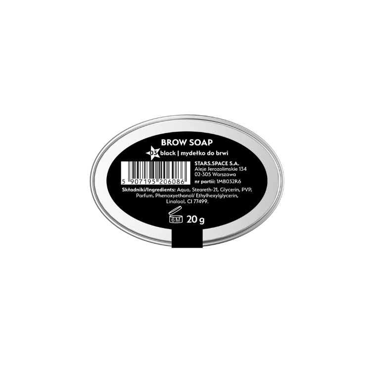 Savon à sourcils Stars from the Stars /03/ Noir 20 g