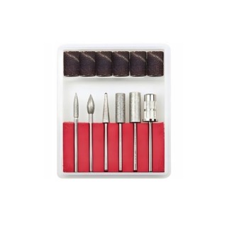 Ensemble de 6 embouts diamant pour ongles et cuticules