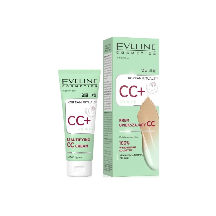Crème visage CC+ Eveline Korean Rituals 50 ml