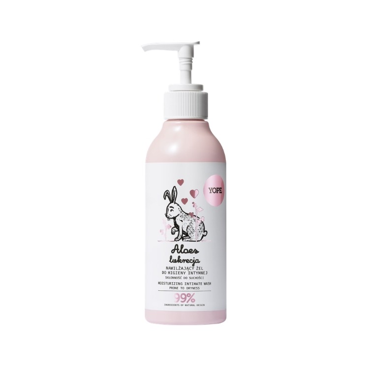Gel d'hygiène intime YOPE à l'aloe vera et à la réglisse 300 ml