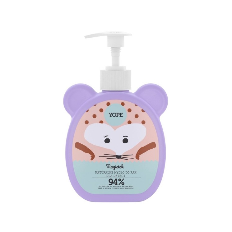 YOPE Naturalne Mydło do rąk dla dzieci Nagietek 400 ml